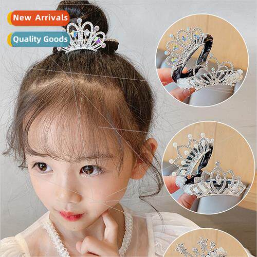 Korea cute crown headdress children pill head plate hair art