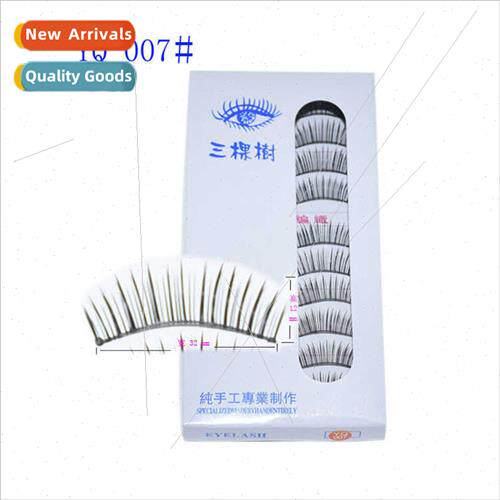 False eyelashes natural curly straight nude three es handmad