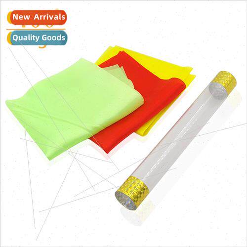 Pipe blowing three scarves Qiaolian silk scarf three colorfu
