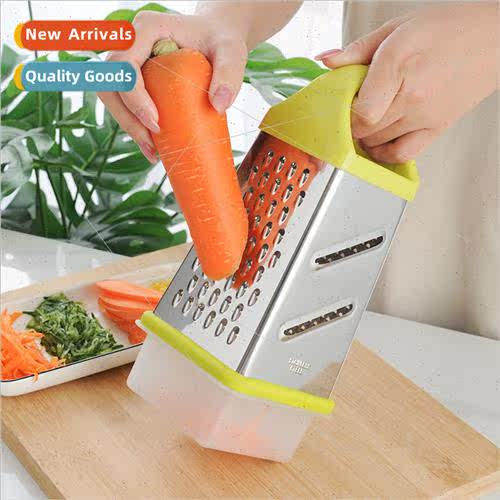 Multi-functional stainless steel four-side grater vegetable