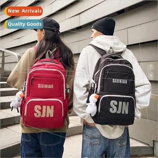 large capacy simple New students backpack middle shoulder