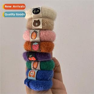 not hai towel ponytail hair hurt does soft ring cartoon Cute