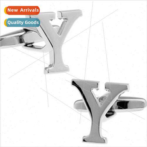 Y English letters cufflinks cufflinks men French buttons cuf