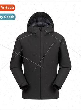 Autumn new punching jacket men women HK simple solid color h