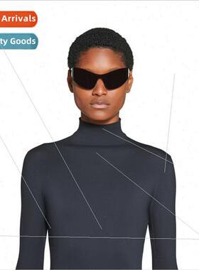 New rimless sunglasses 80035 Europe Y2K cat eye sunglasses m