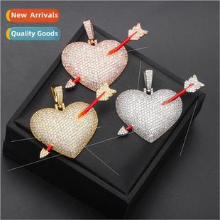 arrow through heart Europe necklace one pendant jewelry cute
