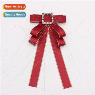 Tie Bow Decoration Europe Accesso Solid Collar Color
