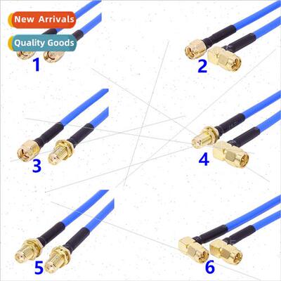 SMA to SMA Test Leads RG402/141 lver Plated Semi-Flexible Le