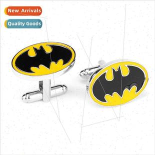 Cufflinks Fashion Men 2017 Baked Batman Business Cufflin New