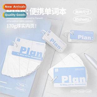 Class Portable Mini Wordbook适用Students Loose leaf