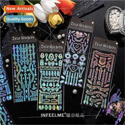 Dark elf series diy hot color gold PET basic handbook materi