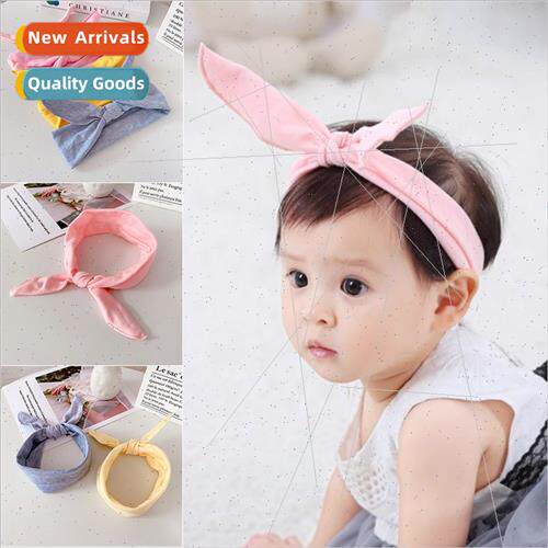 Korean children bow hair band girls ltle girl wide edge hair