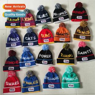 Brimless Men Kn Hat Team Argentina France EnglWarm Cold Hat