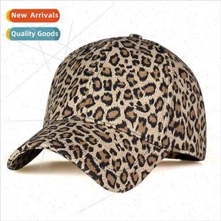 duck tongue baseball leopard leisure print sports 2017 cap