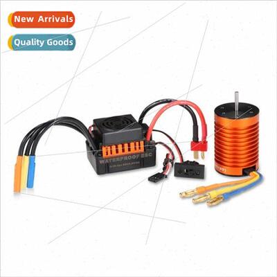 9T 4370KV 60A Slotted Sensorless Brushless Motor ESC Waterpr
