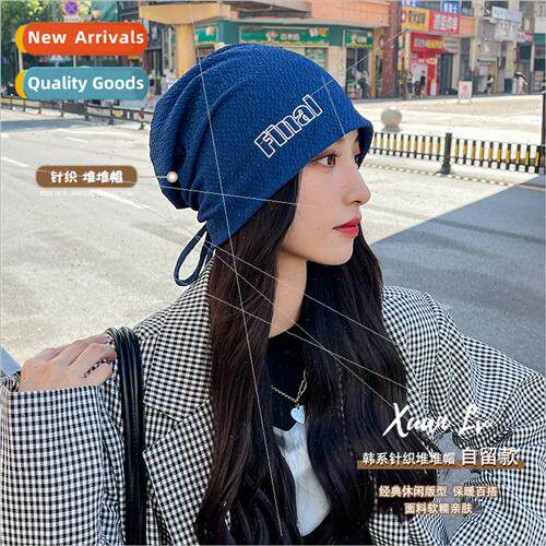 New piles hats female Korean waffle kn cold cap spring fall