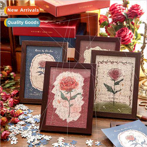 Rose Parade Series gsaw Puzzle  Box terary Retro Romantic Fl