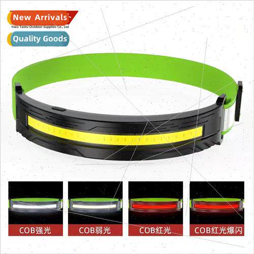 New COB headlamp TypeC rechargeable night running light Refl