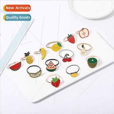 Creative Fruit Napkin Rings Pine适用AppleWatermelon Strawber