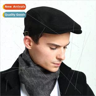 duck tongue Cape autumn pain cap linen beret Spring hat