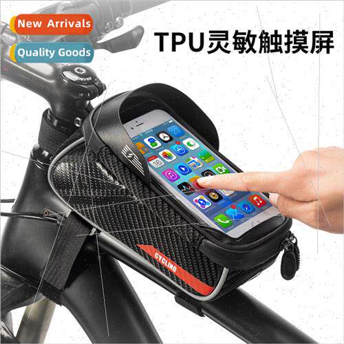 Bike Bags Front Beam Bags Mountain Bike Cell Phone Touch Scr