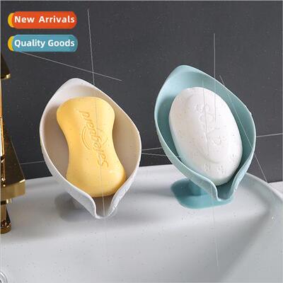 new leaf-shaped suction cups draining soap box soap box shel