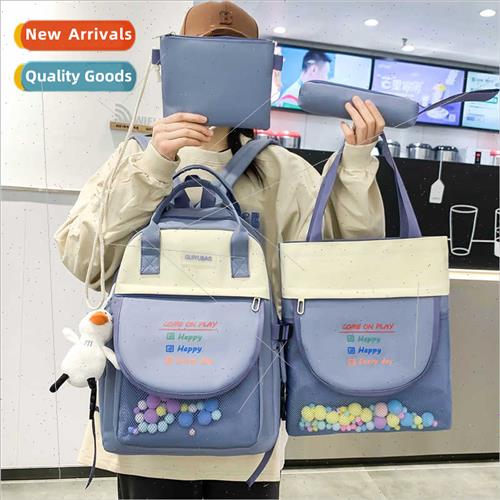 schoolbag female large capacy three to five or six grade col