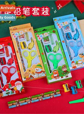 Christmas ery  Box 6 Piece Set Childrens School Supplies Pen