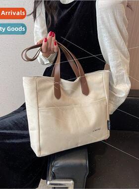 Casual Japan canvas bag female 2023 new spring summer large