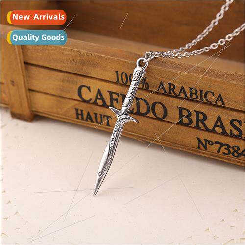 Thorn sword pendant necklace versatile accessories around Eu