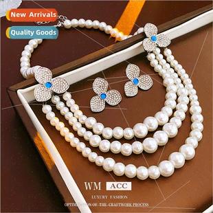 French vintage diamond encrusted flowers silver pin earrings