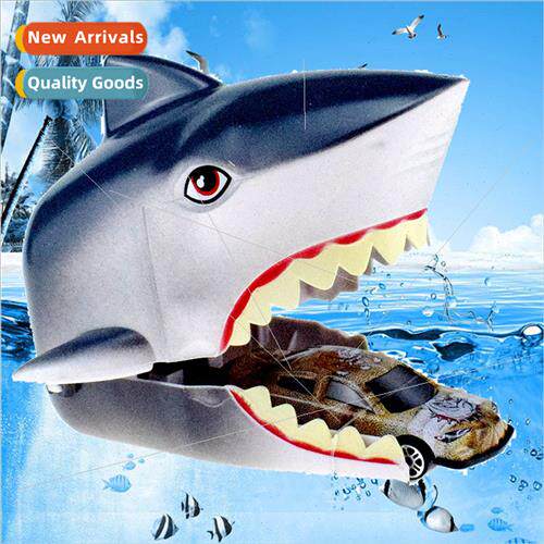 shark catapult car shark mouth launch alloy car model childr