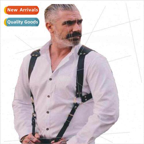 new Europe men back belt belt hanging trouser belt all-in-on
