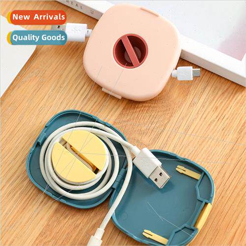 Creative Rotatable Headphone Cable Organizer Multi-Purpose C