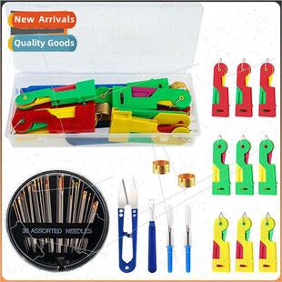 New plastic unthreader threader double swallow hsewing needl