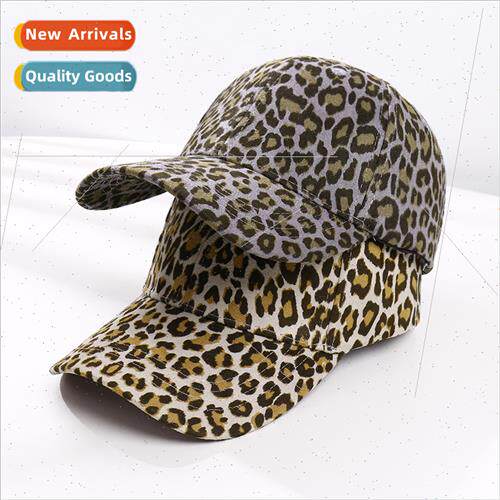 Spring Autumn  fashion leopard print baseball cap female Kor