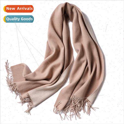 2020 cashmere spring autumn scarf simple fashion double-side