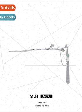 Pod tassel ancient wind hairpin female niche Chinese lerary