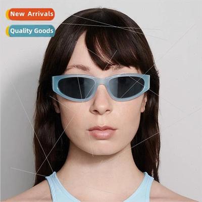 Y2K millennial niche sunglasses sweet bter oval sports glass
