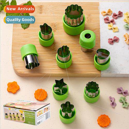 Stainless Steel 9 pcs Vegetable Fru Flower Cutter Full Guard