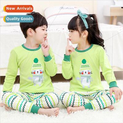 2023 spring fall children underwear sets boys girls long-sle