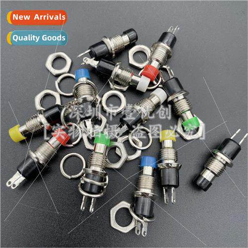 6 colors each 2 small round pushbuttons PBS-110 2-pin self-r