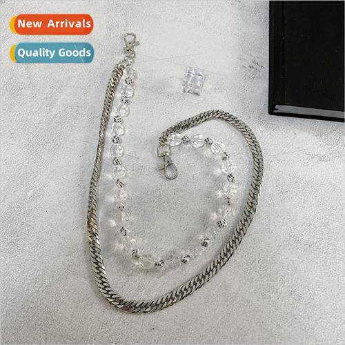 Pants chain accessories high set nd men women metal splicing