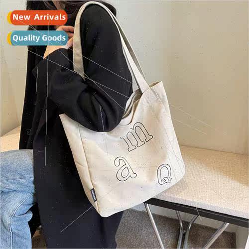 Canvas bag female new tide fall winter shoulder bag large ca