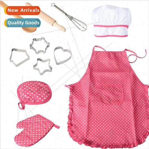 Children apron cake baking cooking tools kchen toys play hou
