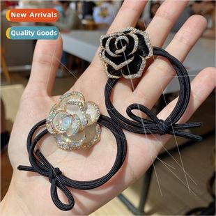 camellia flower hair New rhinestone large band hai headbands