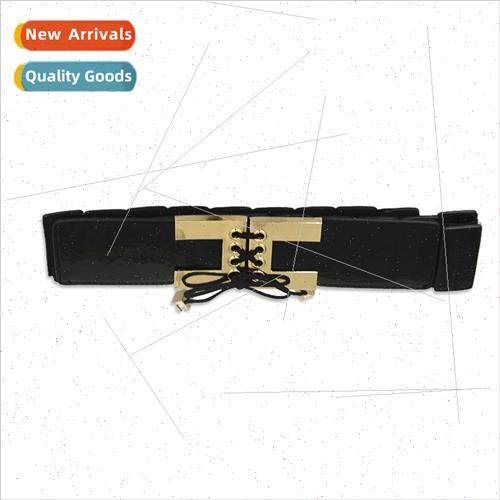 Europe Fashion Women Belt Faux Leather Elastic Waist Corset