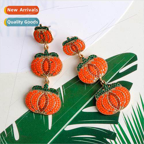 Europe creative Halloween earrings fashion sense multi-layer