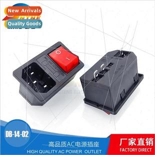 Eight Socket Outlet Power Swch Pin Fuse