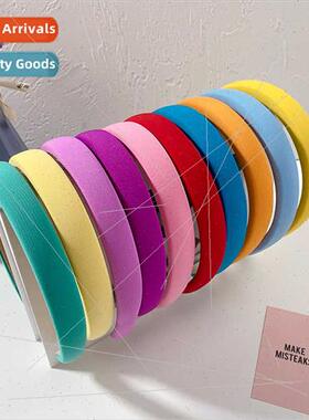 New hair bands fine paragraph candy color sponge wash face s